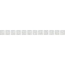 Бордюр 20x1,4  Бисер белый серебро